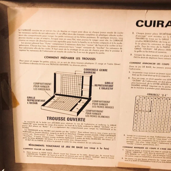 Vintage 1971  Battleship Board Game Milton Bradley Damaged Box - Picture 11 of 16